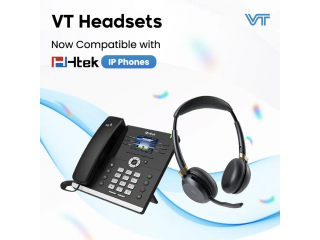 IP-телефоны Htek теперь совместимы с гарнитурами VT